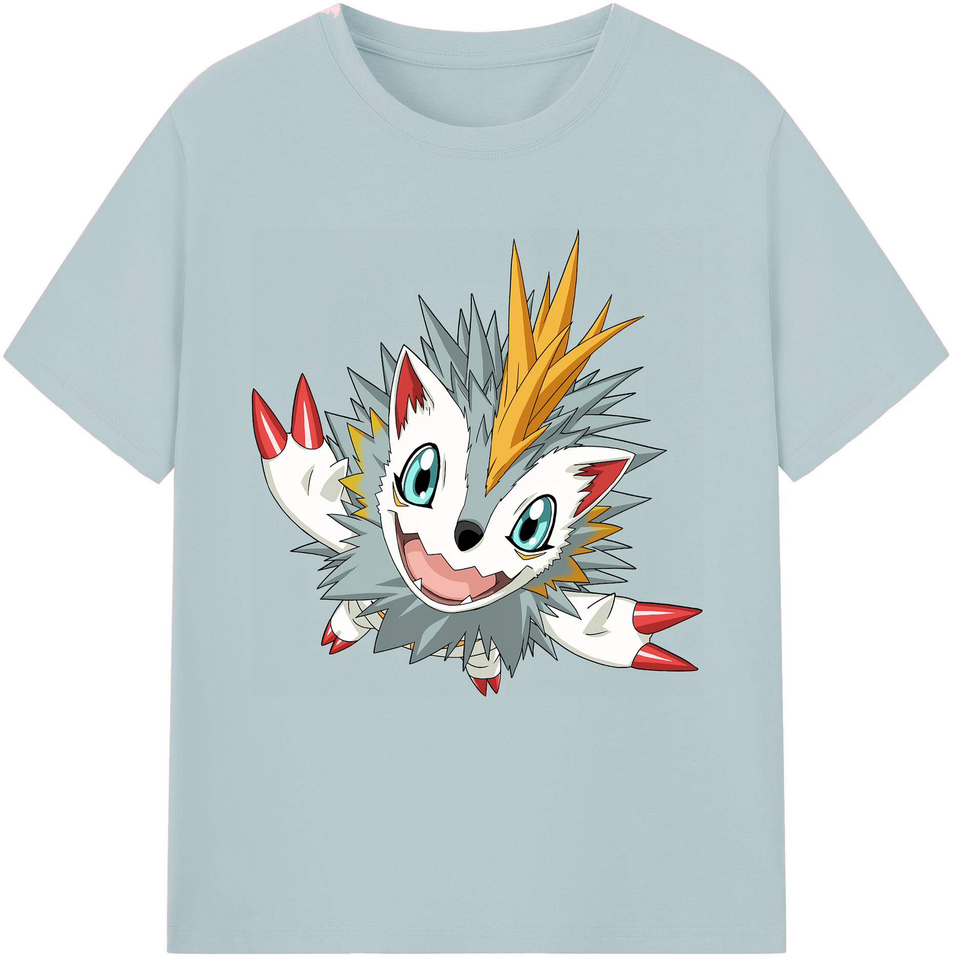 （画像用） Digimon デジタルモンスター/デジモン 綿100％半袖Tシャツ（フロントプリント）